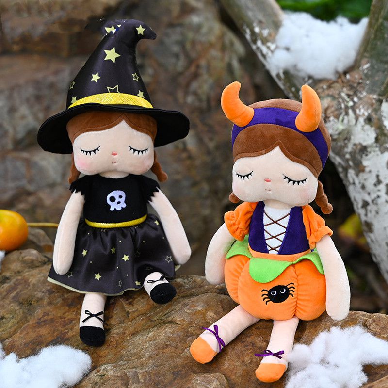 Váy bí ngô ba chiều Đồ chơi sang trọng phù thủy cho Halloween