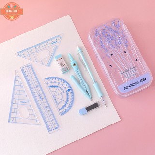 Bộ compa - eke học sinh 🍂FULL BOX🍂 đủ các loại trong 1 hộp