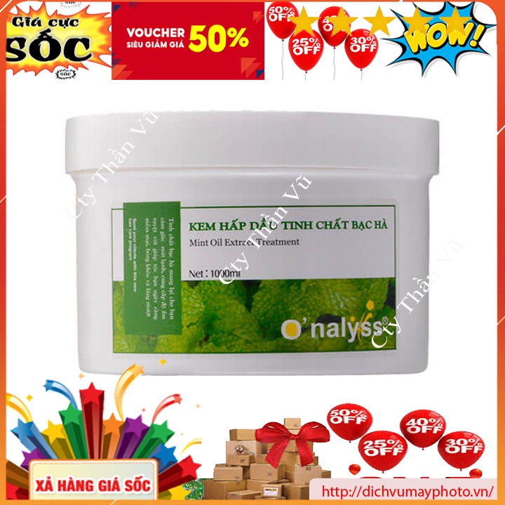 Kem Hấp Dầu Tinh Chất Ơnalyss Chiết Xuất 100% Dưỡng Chất Từ Thiên Nhiên Giàu Dinh Dưỡng