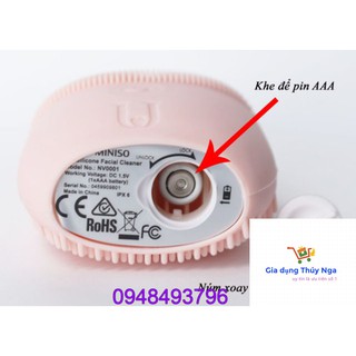 Máy rửa mặt công nghệ siêu âm miniso