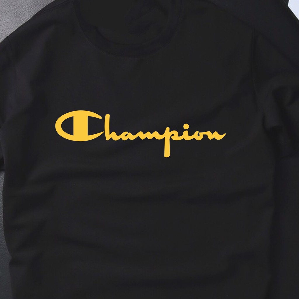 Áo thun nam, áo phông ngắn tay Trà Vũ cổ tròn, chất mịn mát phối Chanpiion CZ61 | BigBuy360 - bigbuy360.vn