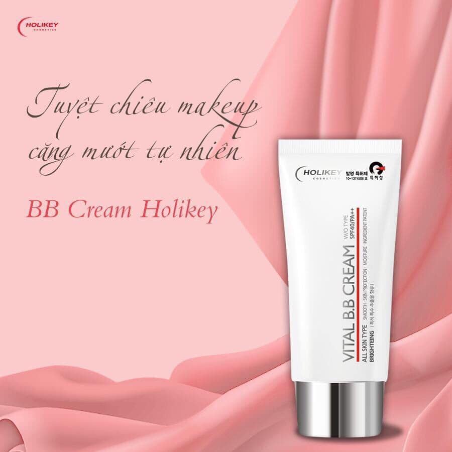 KEM BB CREAM CHỐNG NẮNG, CHỐNG NƯỚC, CHE PHỦ HOÀN HẢO HOLIKEY VITAL BB CREAM SPF40 50ML CHÍNH HÃNG - 9861