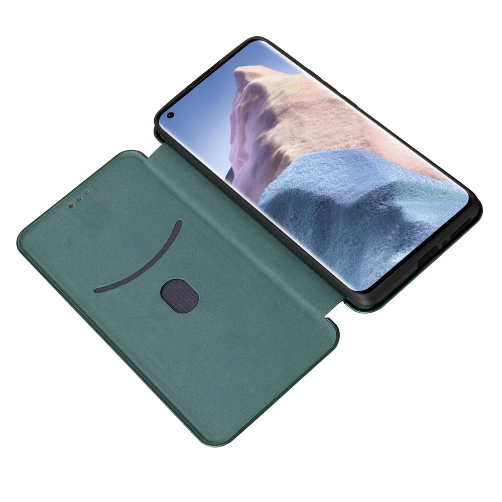 Bao Da Điện Thoại PU Sợi Carbon Dạng Ví Nắp Lật Nam Châm Sang Trọng Có Ngăn Đựng Thẻ Và Giá Đỡ Cho Xiaomi Mi 11 Ultra Mi1