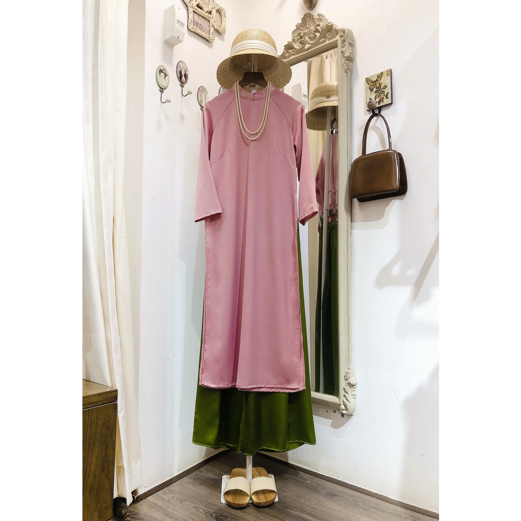 Set Áo dài Rosemary tây thi hồng tím