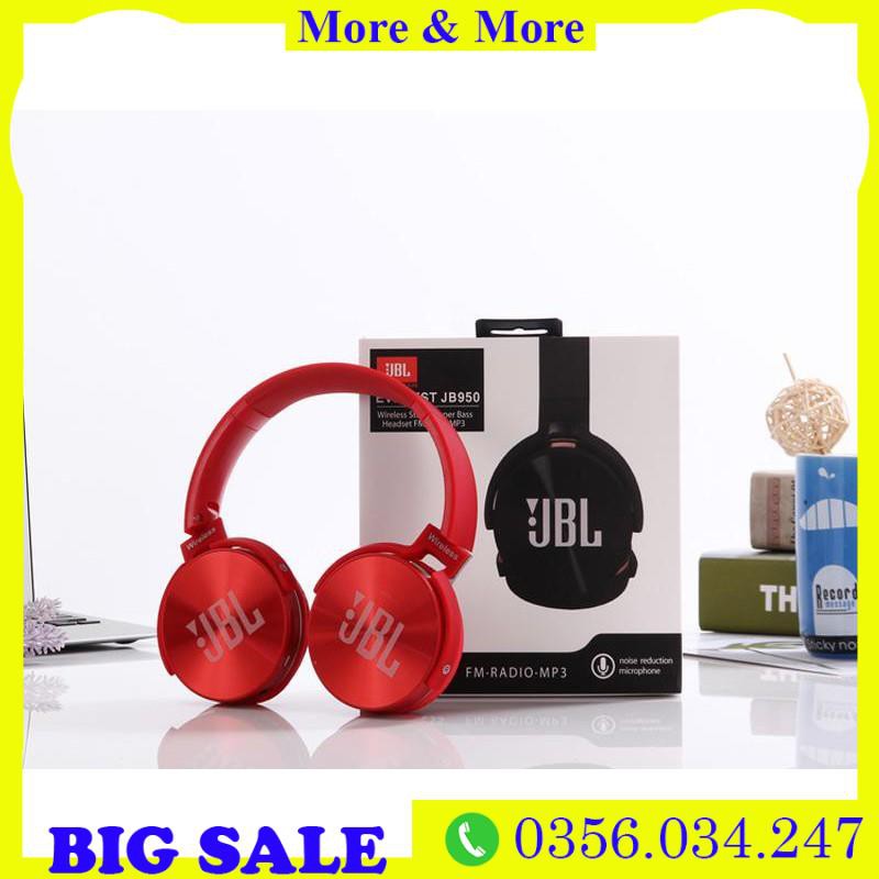 ✔️ Tai Nghe Chụp Tai Không Dây Headphone Bluetooth JBL 950 Cao Cấp - Sản Phẩm Lọt Top 3 Tốt Nhất Tai Nghe Thế Giới