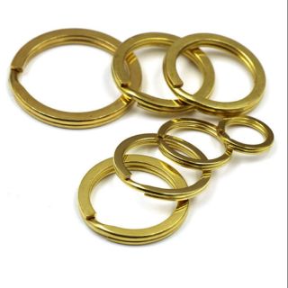 2 chiếc khoen tròn đồng thau