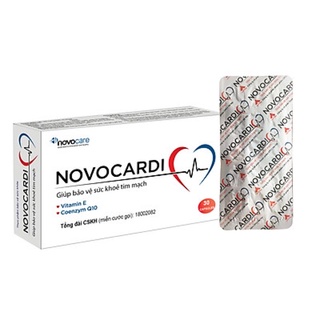 Novocardi - Hỗ trợ sức khỏe tim mạch, giúp trái tim luôn khỏe mạnh
