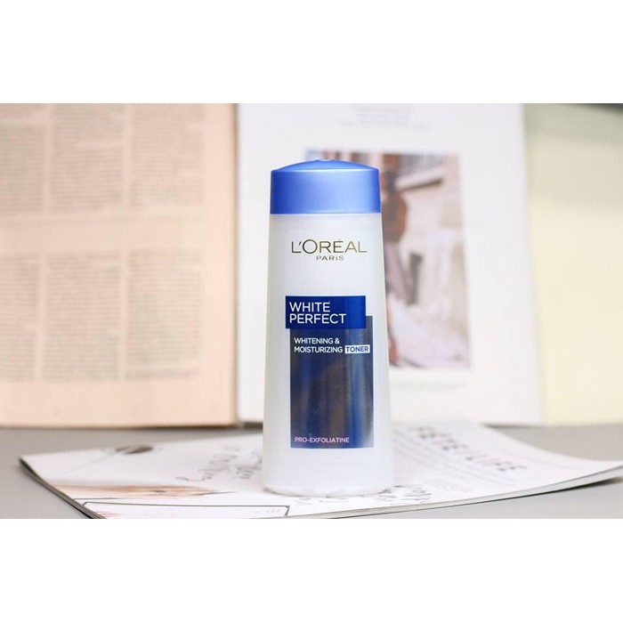 Combo Sữa rửa mặt Loreal 100ml và Nước hoa hồng Loreal 200ml giúp làm sạch trắng mịn da LOreal Paris White Perfect