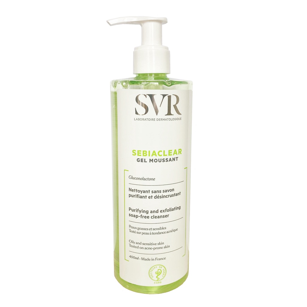 Sữa Rửa Mặt Dạng Gel Dành Cho Da Dầu SVR Sebiaclear Gel Moussant 400ml