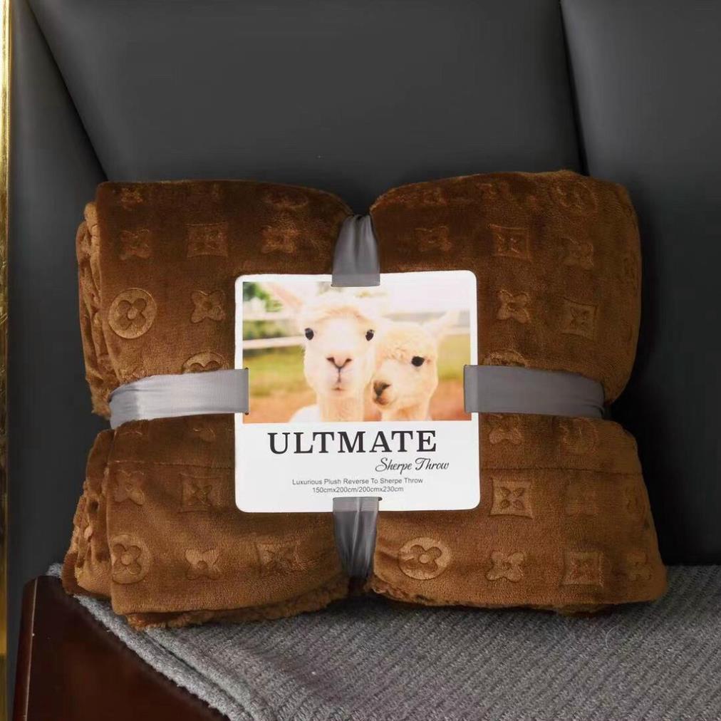 [CHUẨN HÀNG NHẬP] Chăn Lông Cừu Utimate Phiên Bản Đồng Xu, Chăn Mền Siêu Ấm Dành Cho Mùa Đông