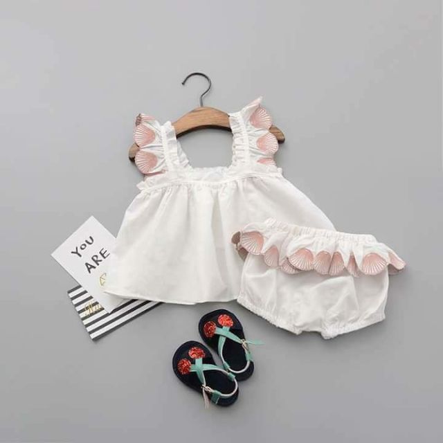 Combo set bộ bé gái giay Bella