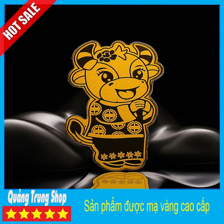 Miếng dán mèo thần tài mạ vàng, chiêu Tài Lộc, May Mắn, Bình An | BigBuy360 - bigbuy360.vn