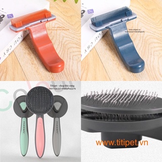 😉Lược Chải Lông rụng, bung lông, thẳng lông, gỡ rối Cho Thú Cưng, chó mèo