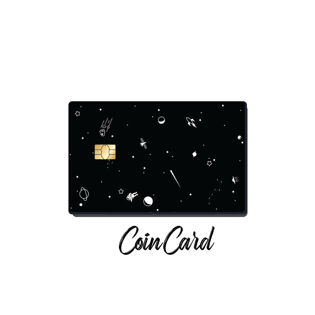‍ NASA (Sticker / Miếng dán Thẻ ATM, Thẻ Ghi nợ, Tín dụng) | Dán thẻ ATM CoinCard
