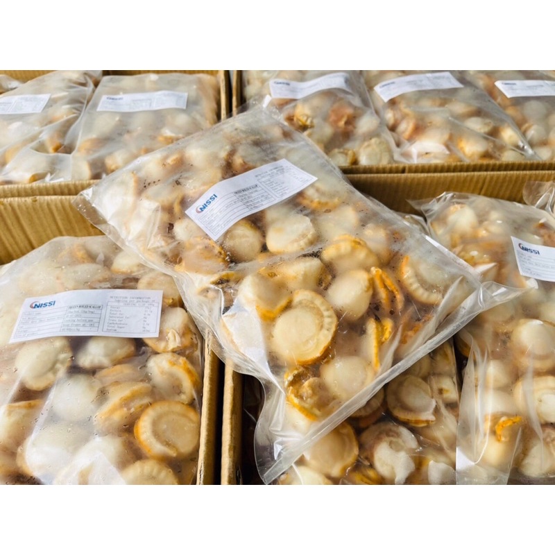 Giá sỉ 1kg Cồi Sò Điệp Hấp - Hải sản Kỳ Hà