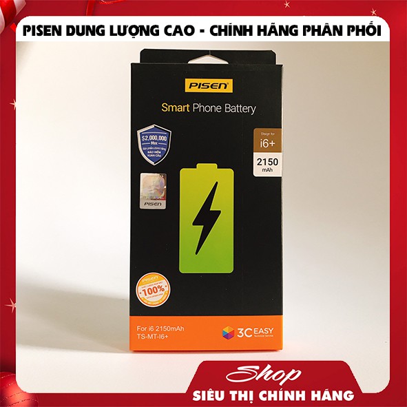 Pin Pisen iPhone 6 Dung Lượng Cao - Chính Hãng Patech Phân Phối