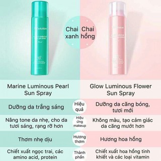 Xịt Chống Nắng Jm Solution Spray 180ml