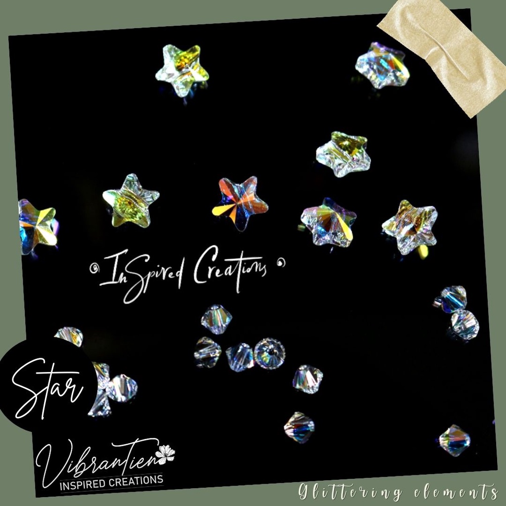 Combo 5/10/20 Pha lê Swarovski Ngôi sao 8 ly