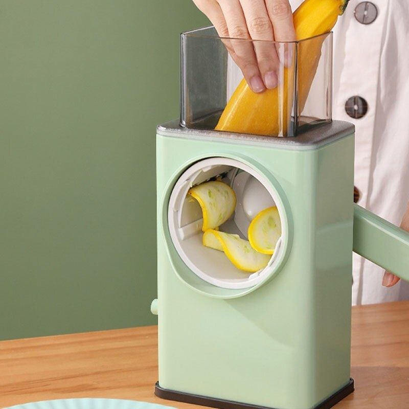 Máy bào sợi nạo củ xay hạt đa năng mày thái lát rau củ nhỏ gọn cầm tay MIIBOOSHI D5.031