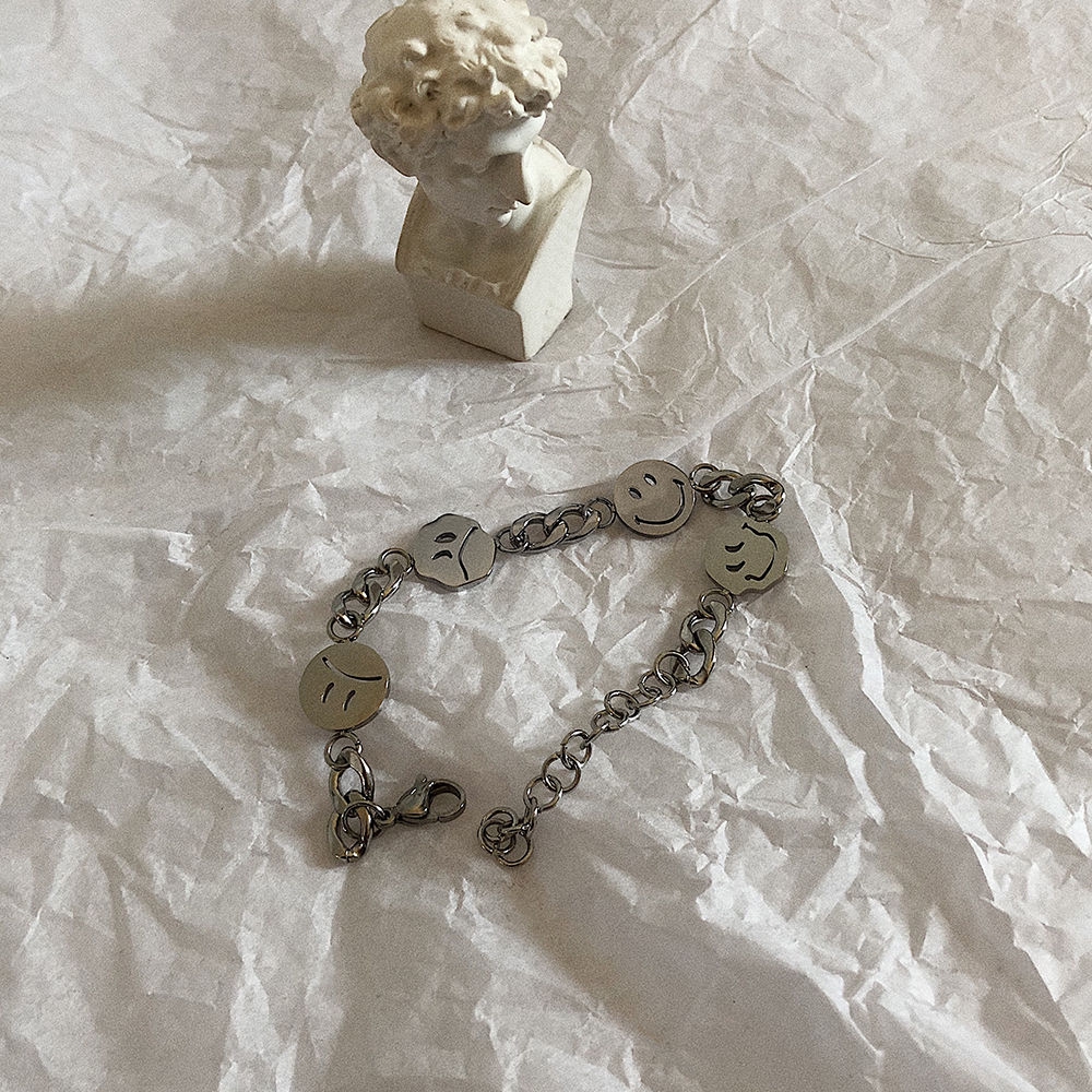 Vòng Tay Mặt Biểu Tượng Cảm Xúc 22158 Phong Cách Hàn Quốc