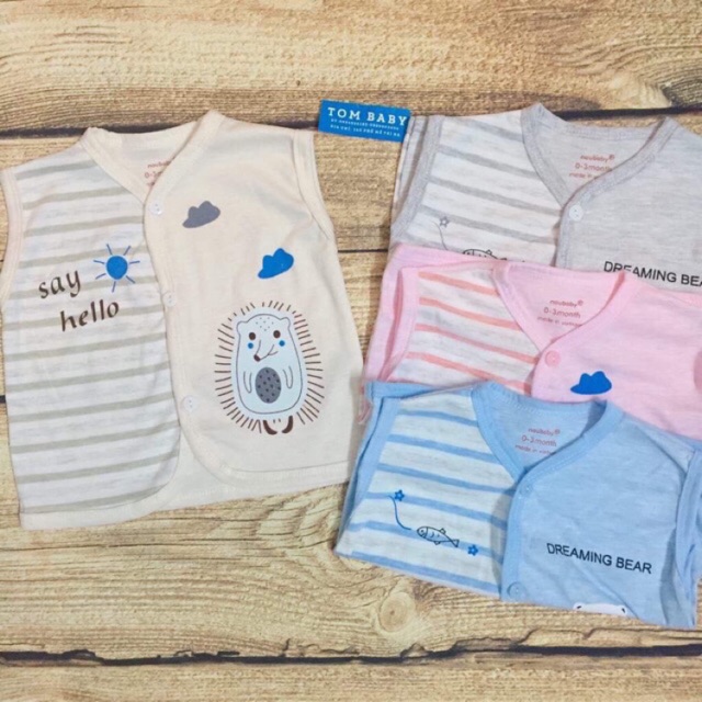 Áo gile nỉ mỏng cho bé trai/ bé gái