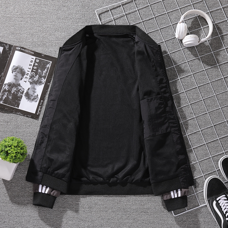 Áo khoác bóng chày Adidas hình cỏ 3 lá dáng ôm thời trang cho nam | BigBuy360 - bigbuy360.vn