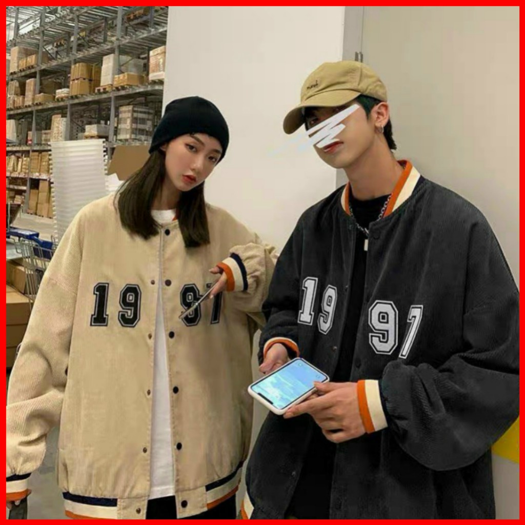 [DEAL] Áo Khoác Kaki Nam Nữ Unisex - Áo Jacket Bombers 1997 Vải Nhung Siêu Hot (KK026) | BigBuy360 - bigbuy360.vn