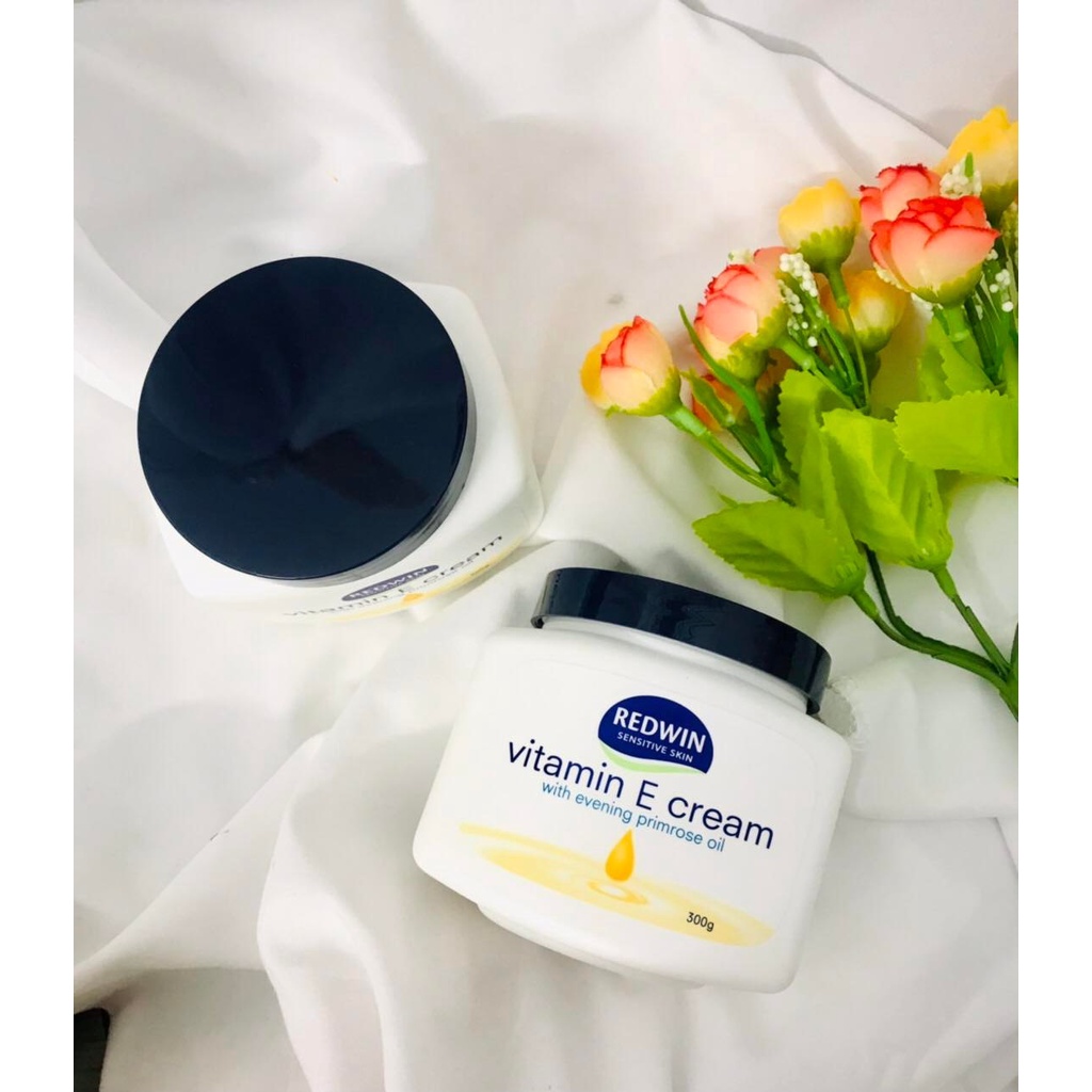 Kem Dưỡng Da Body Mềm Mịn Redwin Vitamin E Cream Hộp 300g – Hàng Chuẩn