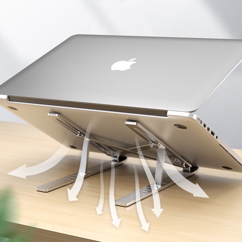 Giá đỡ Laptop -Giá kê MacBook bằng nhôm điều chỉnh độ cao theo nhu cầu sử dụng | BigBuy360 - bigbuy360.vn