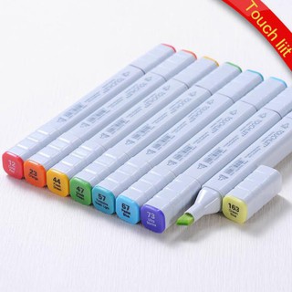 Bút marker Touchliit 7 loại 30/40/60/80 màu marker túi vải, màu dạ touchliit vẽ siêu đẹp