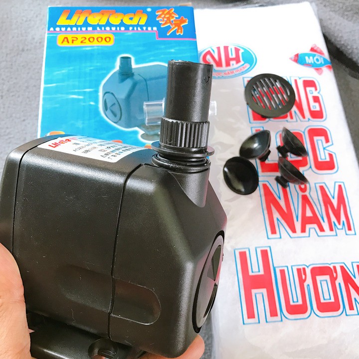 Máy bơm, Máy Lọc Nước LifeTech, Vipsun AP 2000 26W Cho Hồ Cá Cảnh, Hệ Thống aquabonics