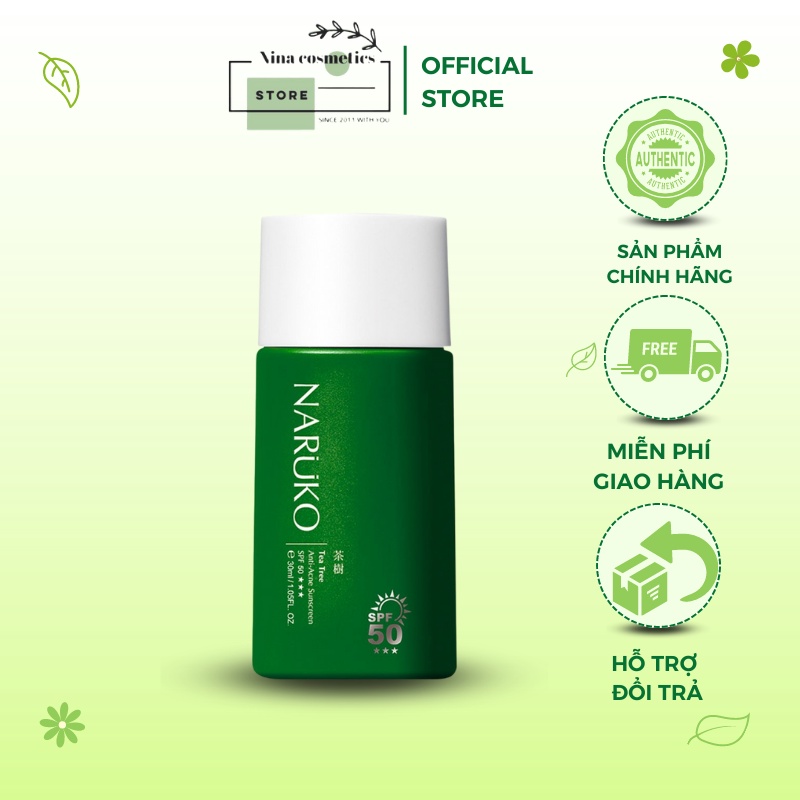 Kem Chống Nắng NarukoTrà Tràm 30ml