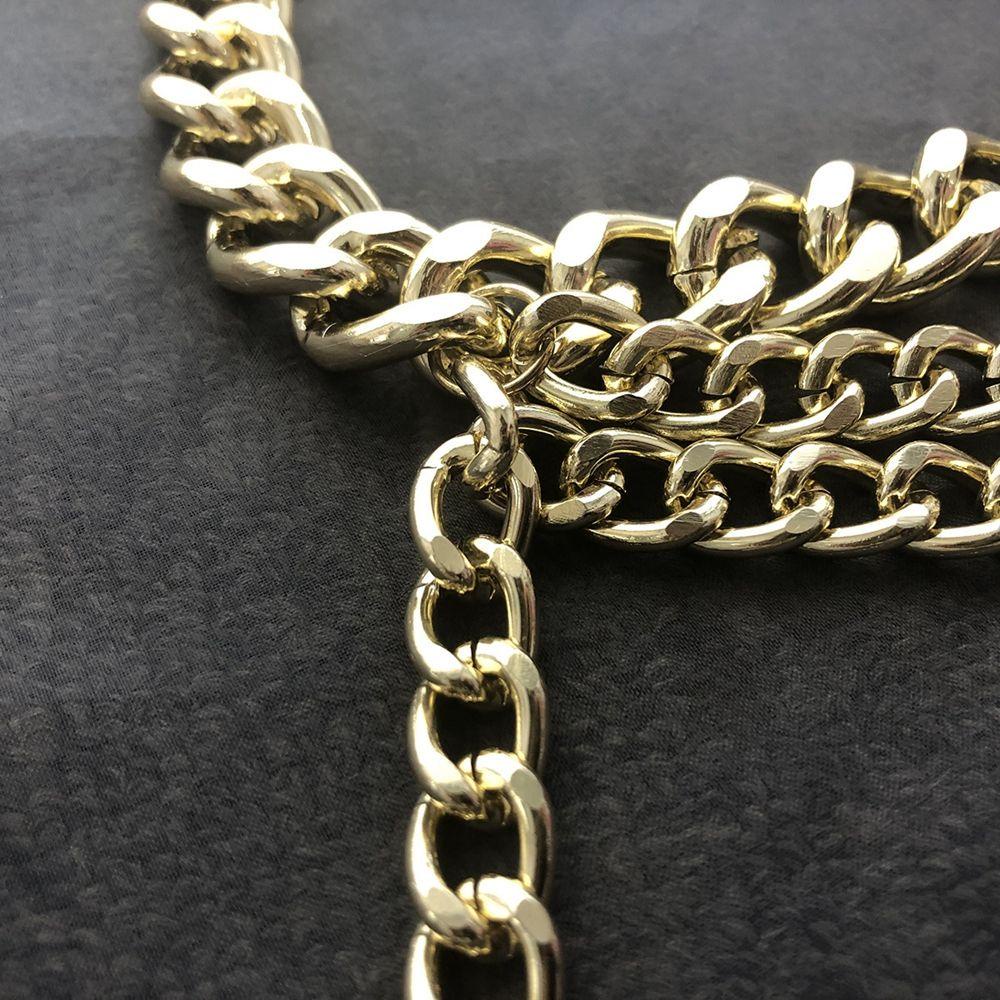 Thắt Lưng Dạng Xích WMES15H Có Thể Điều Chỉnh Cho Nữ|Thắt Lưng Dây Xích Thiết Kế Rỗng Dùng Mặc Đầm Thời Trang