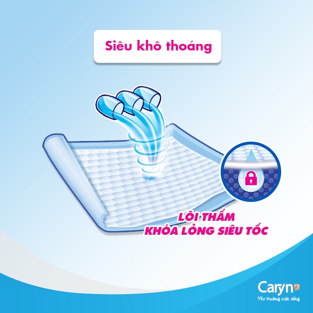 Tấm đệm lót Caryn Loại Mỏng Nhẹ 14 miếng/gói