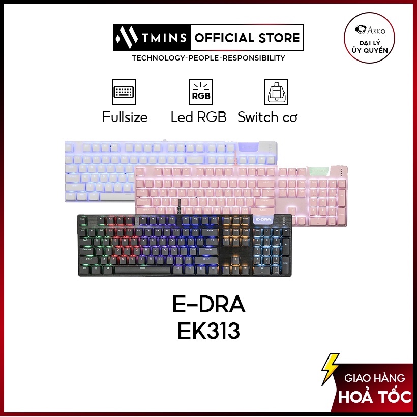 Bàn phím chơi game cơ E-DRA EK312