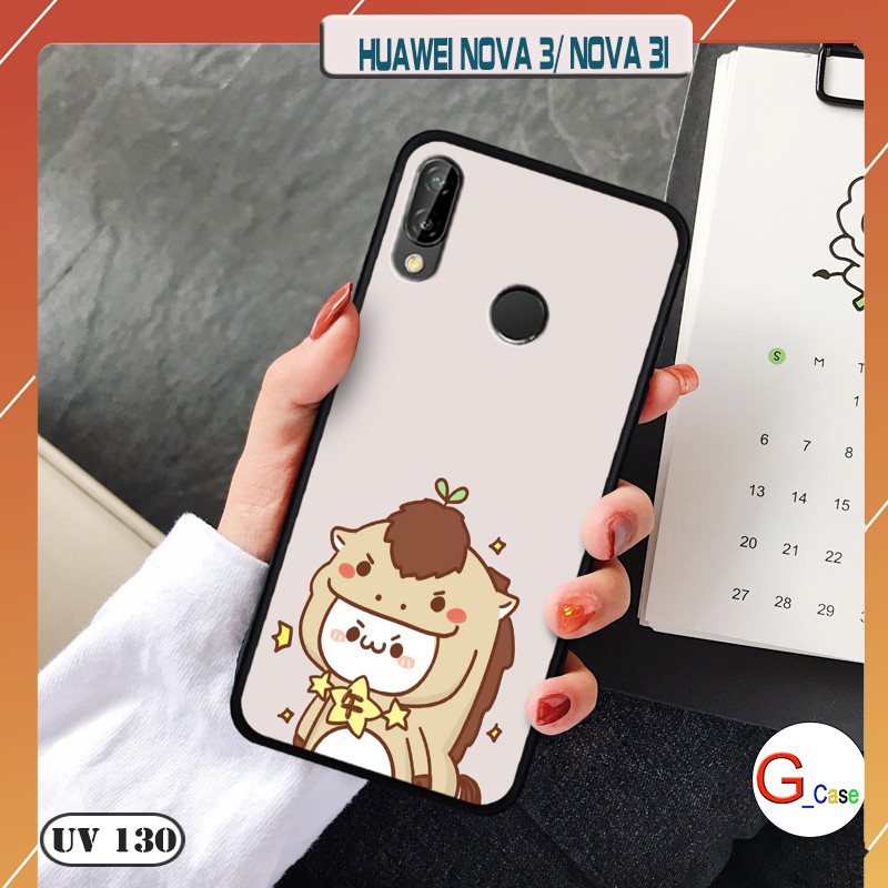 Óp lưng HUAWEI Nova 3- Nova 3i nhám viền dẻo