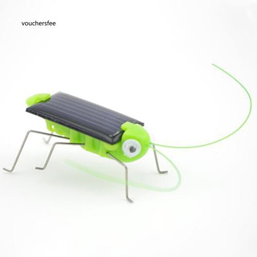 Creative Fun Solar Power Robot Insect Locust Grasshopper Kids Educational Toy