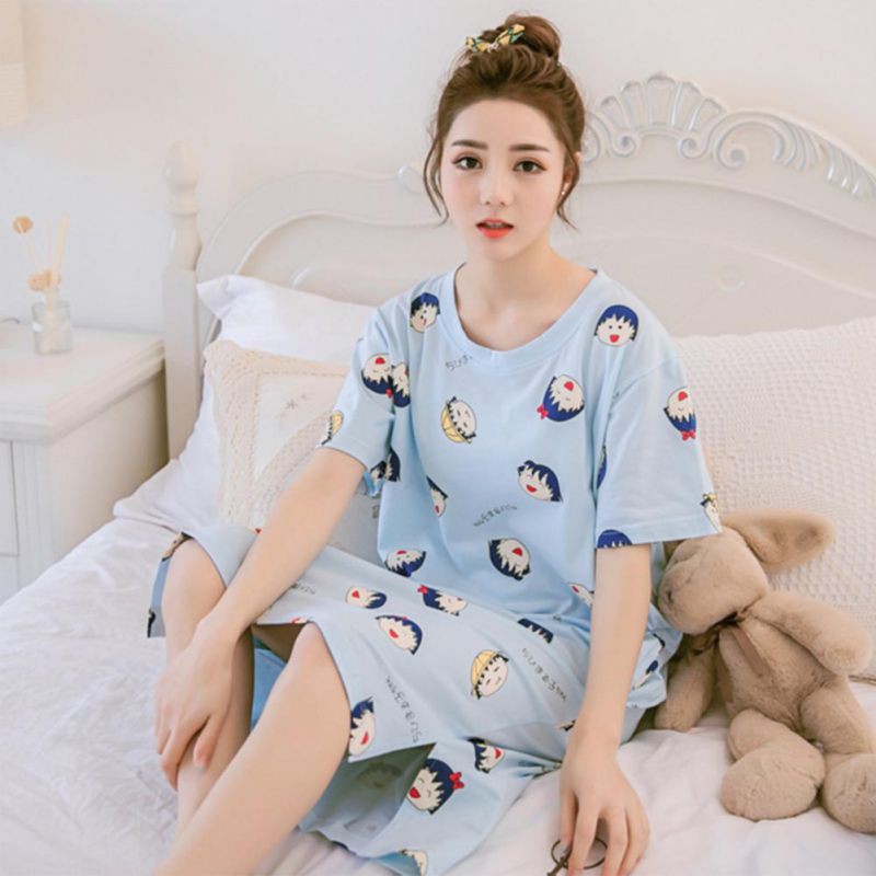 Váy ngủ nữ ngắn tay