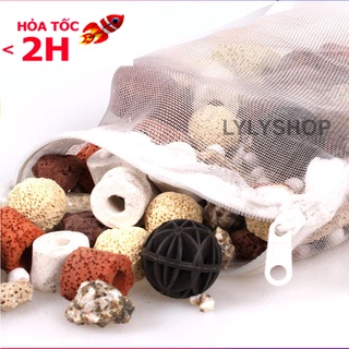 TÚI ĐỰNG VẬT LIỆU LỌC 37x29CM dùng trong các hệ thống lọc bể cá koi, máy lọc nước hồ cá, bể cá cảnh