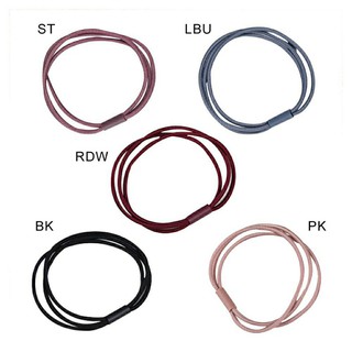 Sét 2 dây cột tóc giản handmade giản đơn 3 vòng