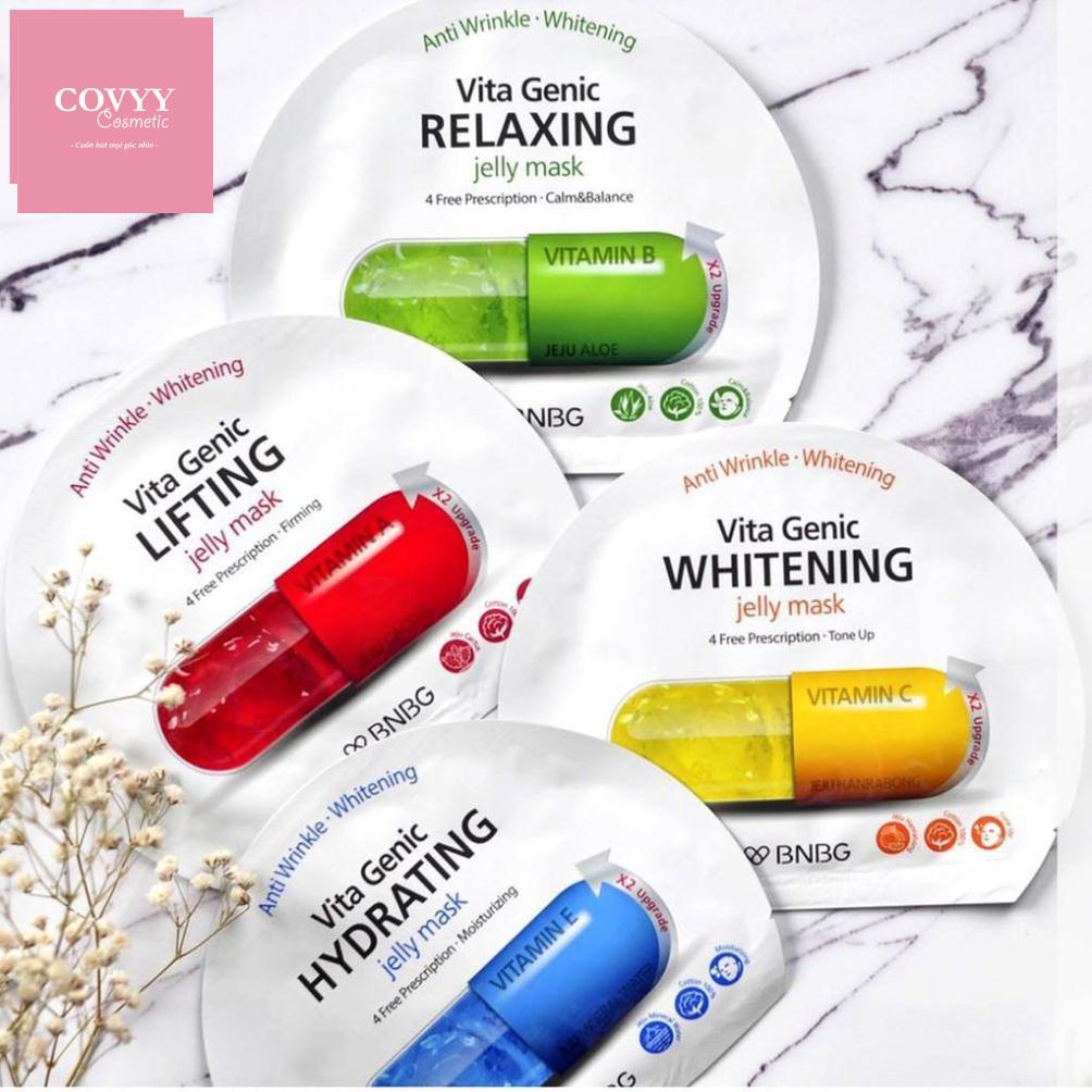 [1 HỘP] Mặt Nạ Giấy Banobagi Genic Jelly Mask 30ml x10m. | BigBuy360 - bigbuy360.vn
