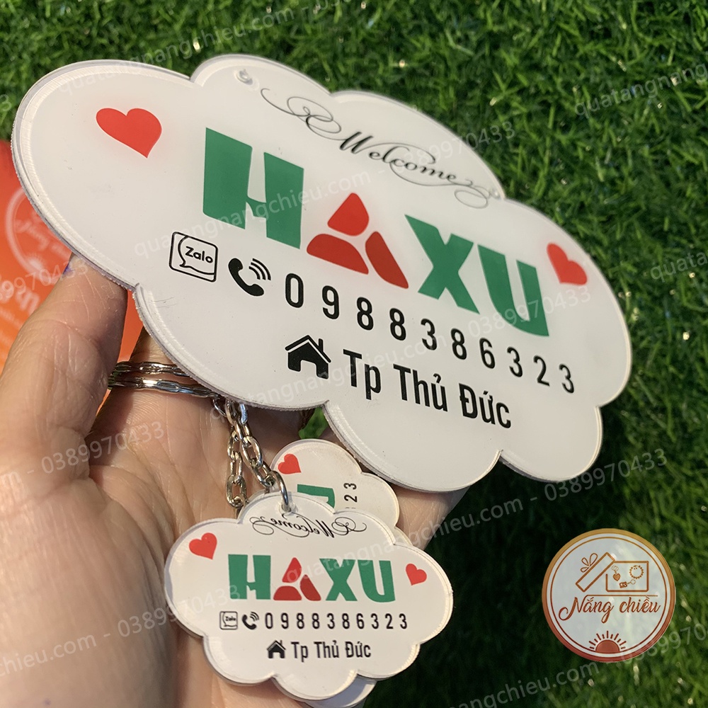 Bảng hiệu giá rẻ, biển hiệu tên shop, định vị thương hiệu, GIÁ XƯỞNG, combo móc và bảng