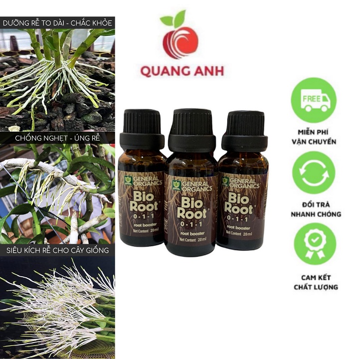 [FreeShip] Kích Rễ Hữu Cơ - Bio Root 0-1-1 Chai 20ml