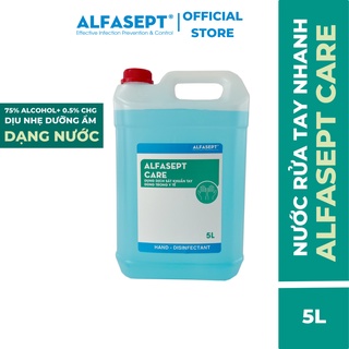Dung Dịch Rửa Tay ALFASEPT Care Giúp Diệt Khuẩn Toàn Diện, Nhanh Chóng Và Hiệu Quả Can 5L