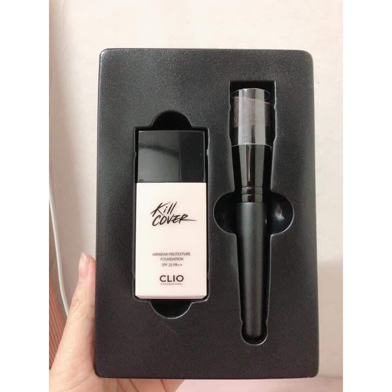 SET KEM NỀN VÀ CỌ CLIO COVER SIÊU TỐT