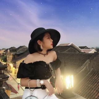 Mũ cói lồng đèn