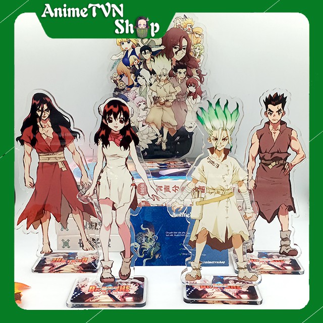 Tượng Mica Standee anime/manga Dr.Stone - Nhựa Cứng Acrylic In nhiều chi tiết sắc nét