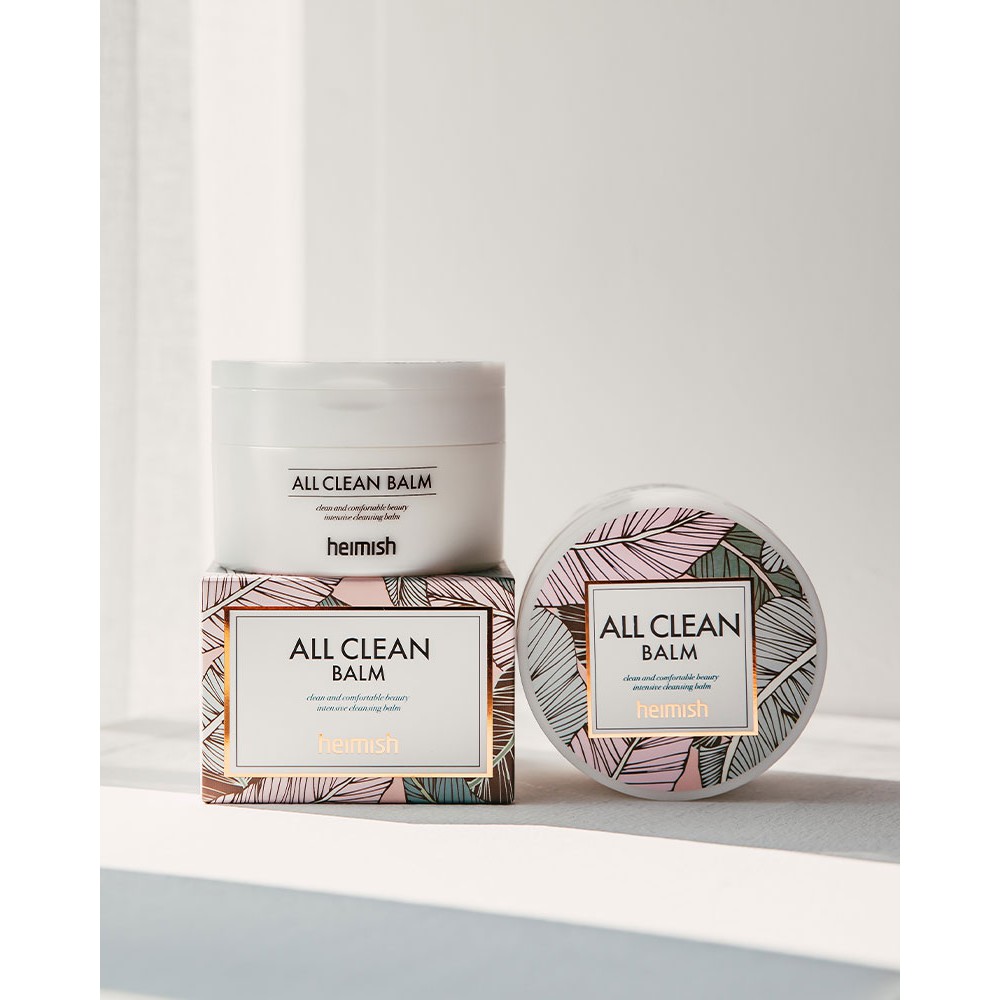 Heimish Sáp Tẩy Trang  All Clean Balm 120ml Sáp tẩy trang làm sạch sâu cho da makeup đậm lành tính cho mọi loại da Heimish All Clean Balm