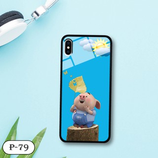 Ốp lưng kính 3D iPhone X/ XS-cute