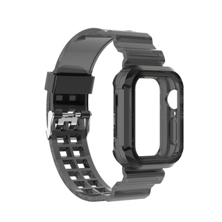 Ốp Trong SuốT Có Dây Đeo Cho ĐồNg Hồ Apple 38mm 40mm 41mm 42mm 44mm 45mm Apple Watch 8 S8 SE